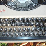 Hermes Baby typewriter with bag