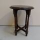 Table d'appoint ronde vintage en chêne