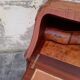 Writing desk back to donkey style Louis XV in rosewood