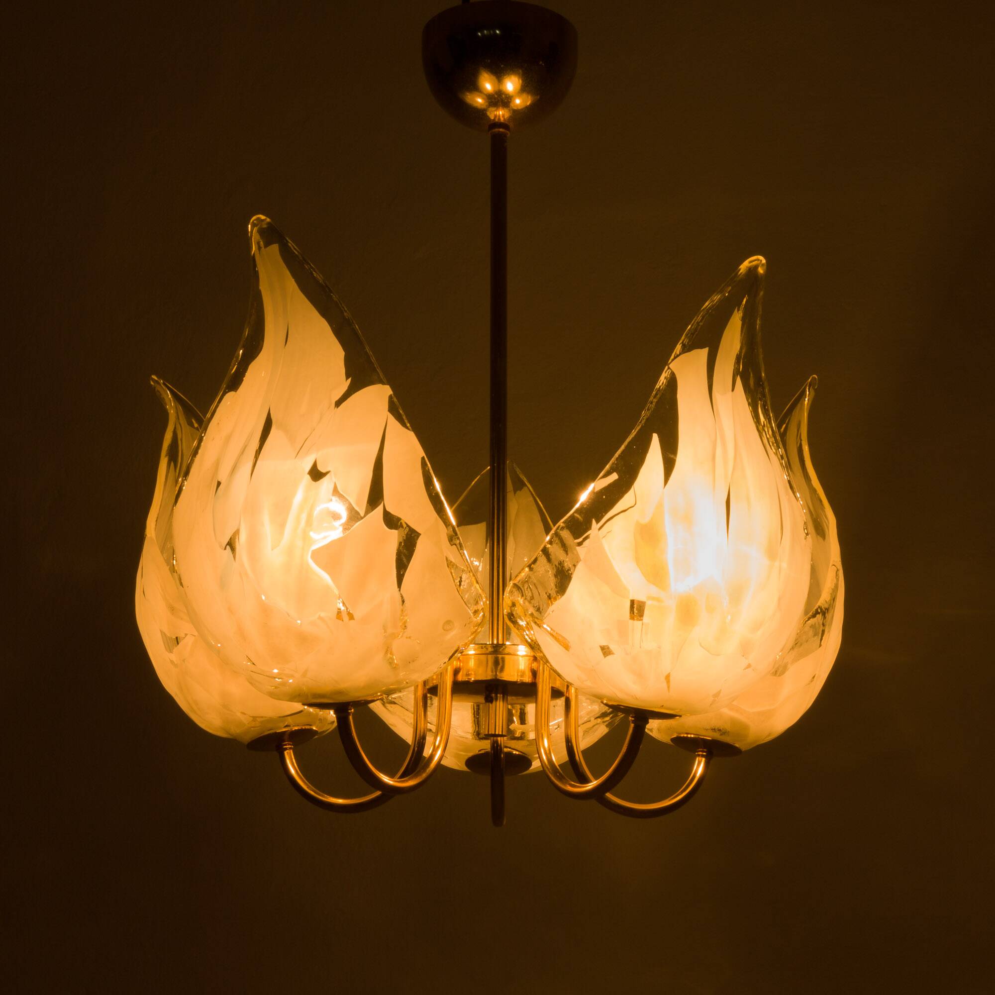 Murano glass chandelier by La Murina, Italy 1970s