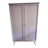 Armoire pieds compas rose mercerie