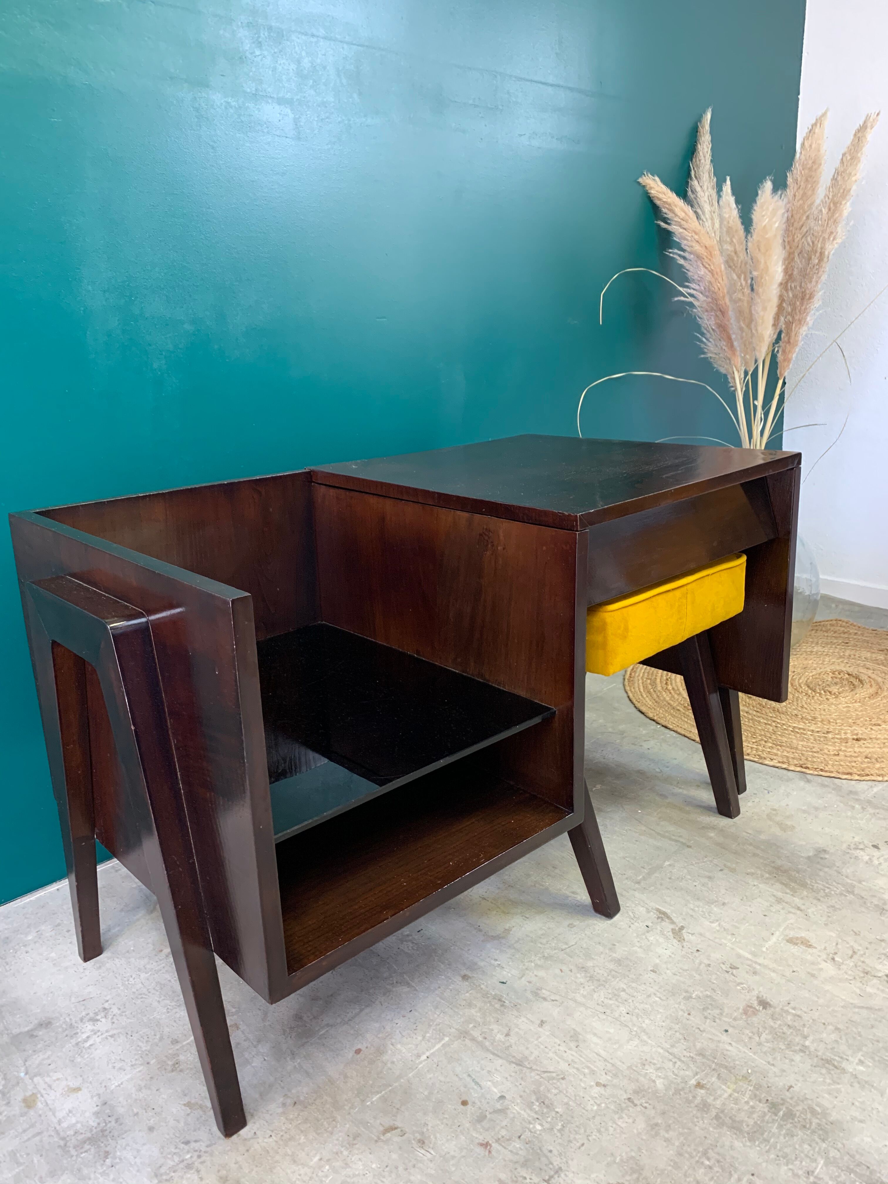 Vintage dressing table with her seat