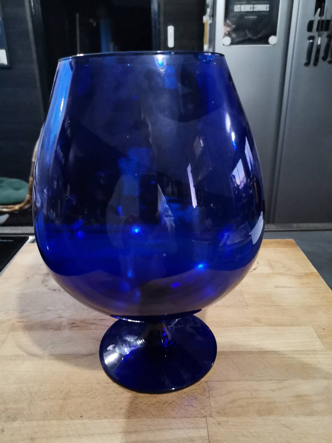 Grand vase bleu