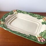 Asparagus dish with integrated drainer