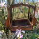 Cage à oiseaux ancienne en bois