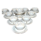 CNP set of 11 porcelain coffee cups from the National Porcelain Company Berry.