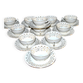 CNP set of 11 porcelain coffee cups from the National Porcelain Company Berry.