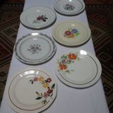 Assortment of 6 old plates