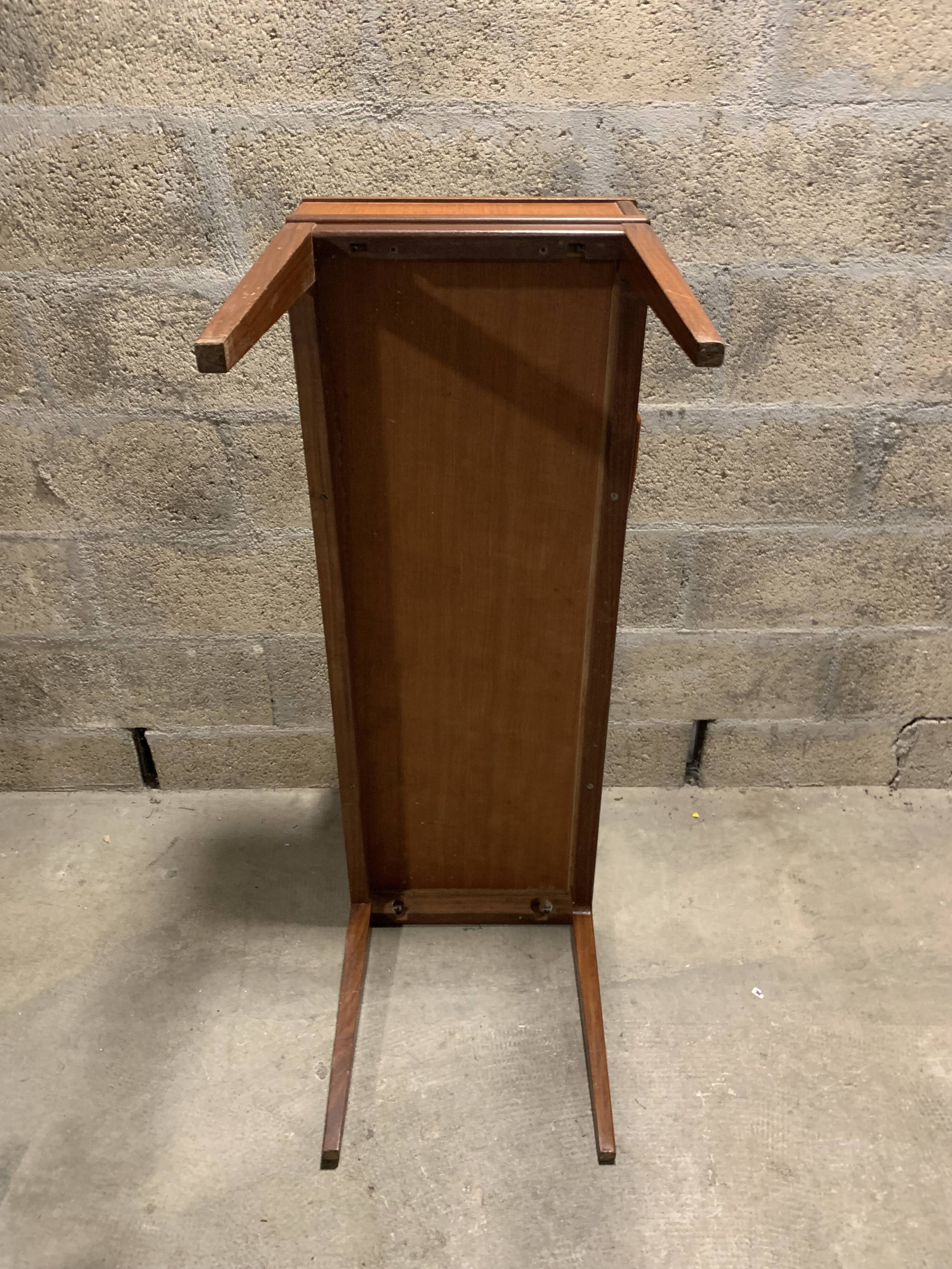 Vintage Scandinavian design retro teak entryway console table