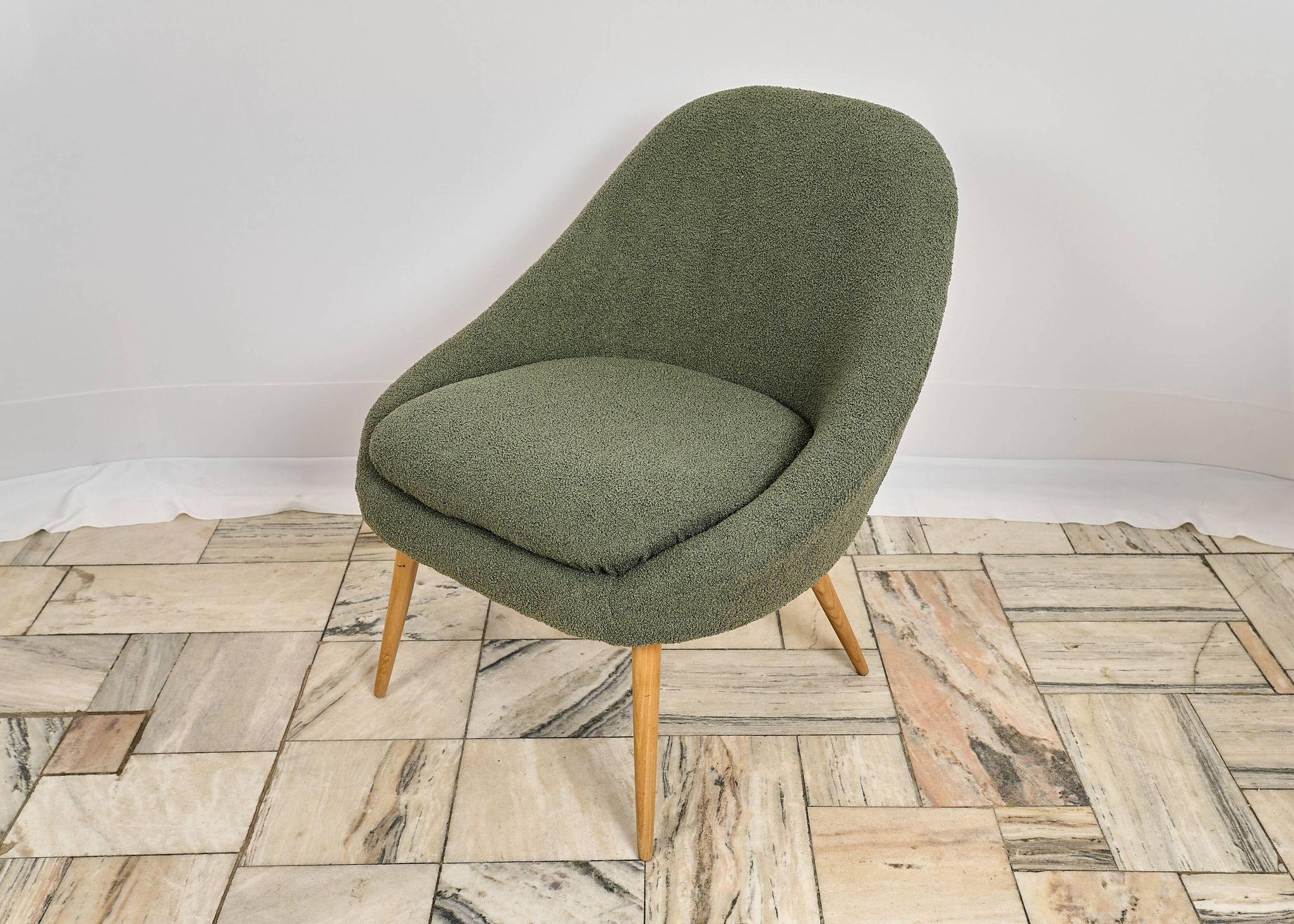 Fauteuil club Tchécoslovaquie années 1960. VINTAGE
