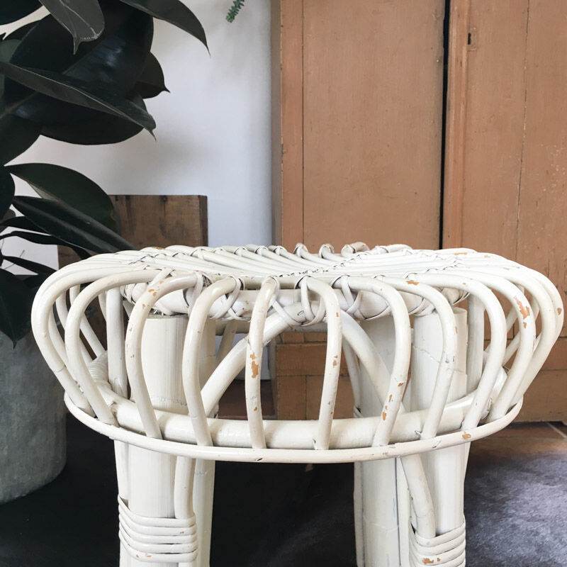 Rattan stool