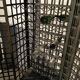 Wrought iron wine cabinet