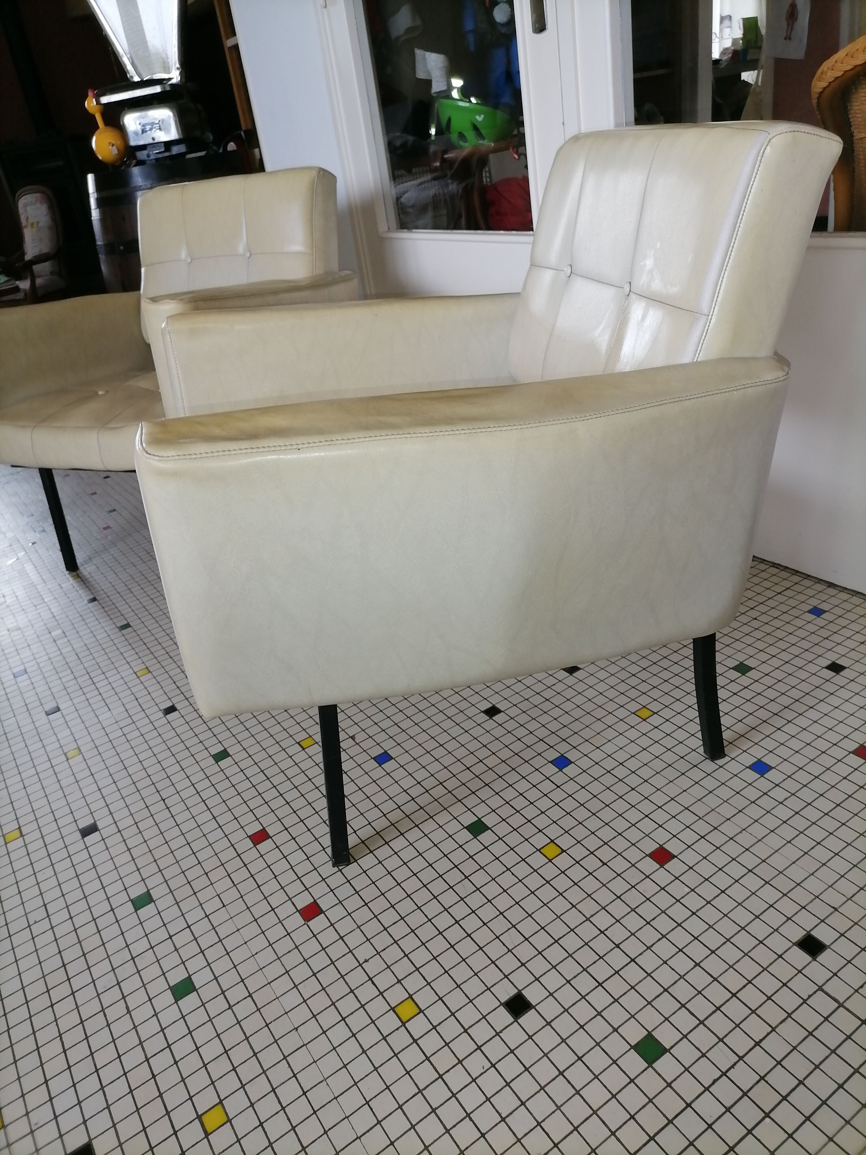 Paire de fauteuils vintage