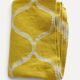 Vintage Moroccan Hand Loomed Yellow and Ivory Wool Rug, Late 20th Century