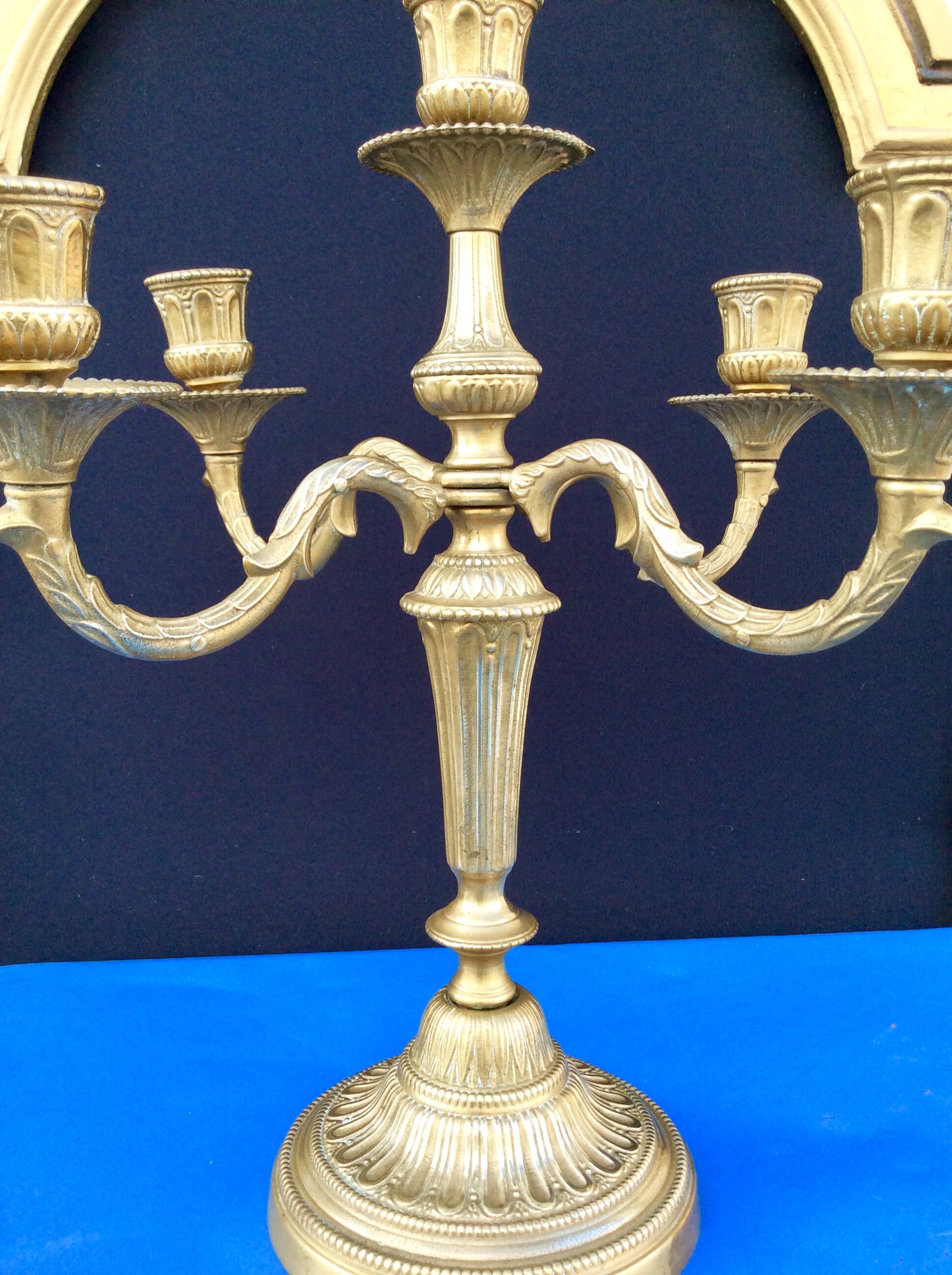 Pair of old candlesticks