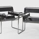 Pair of B3 "Wassily" armchairs by Marcel Breuer