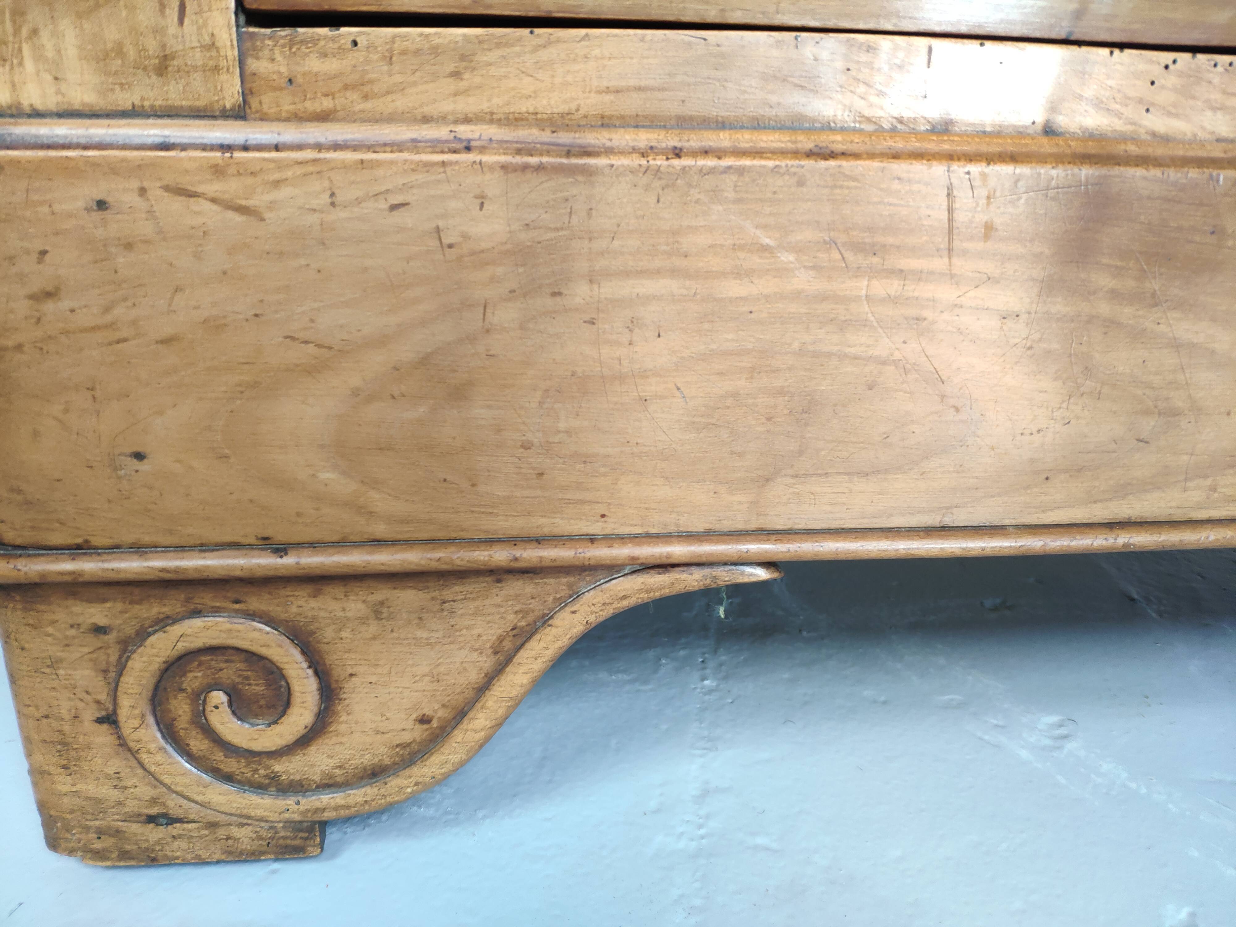 Louis Philippe glazed style secretary