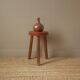 Vintage sandstone ceramic soliflore vase handcrafted bohemian Scandinavian country decoration