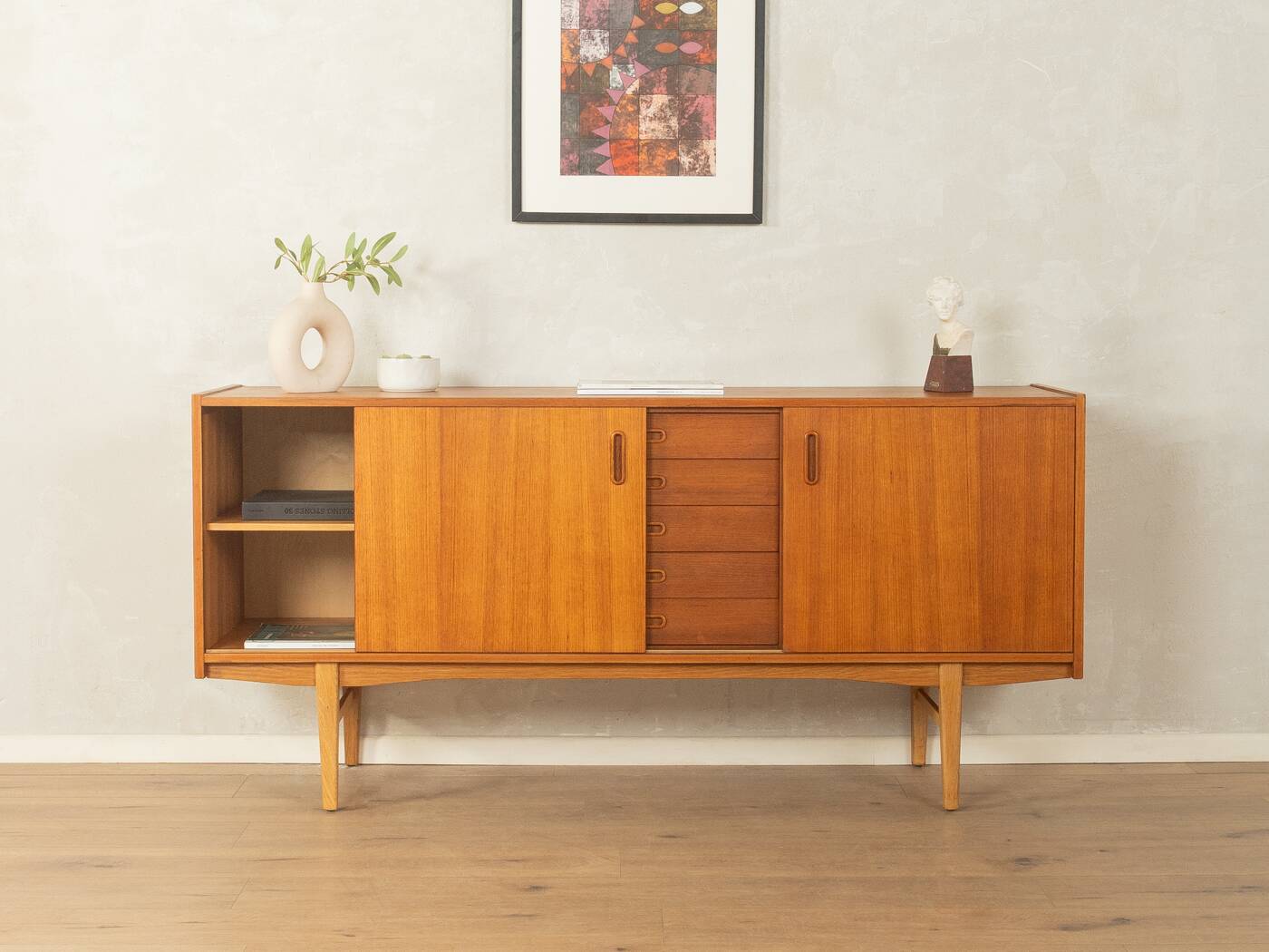 Elegant sideboard from the 1960s with Scandinavian design