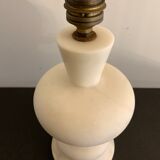 White marble lamp foot