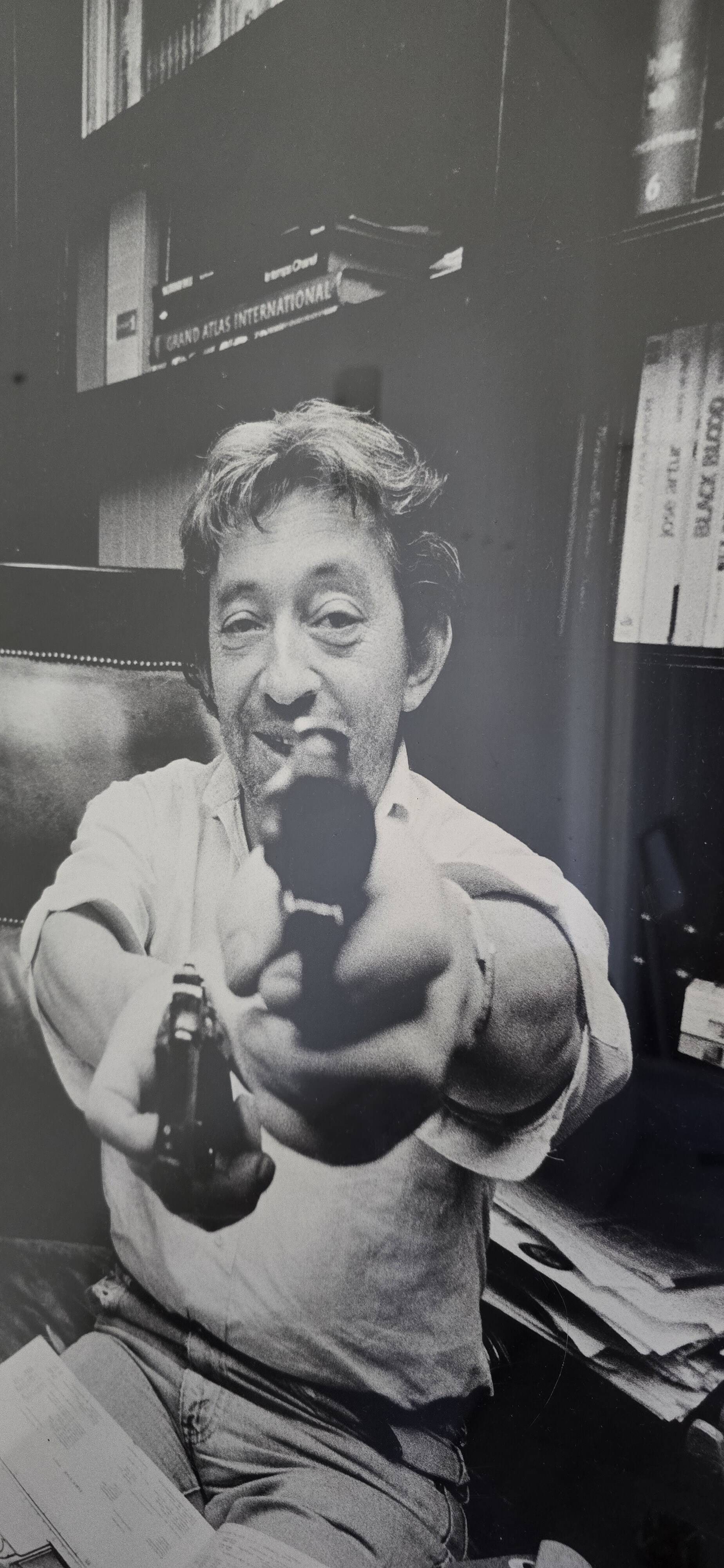 Nicolas moscara (1957) serge gainsbourg, to arms (c.1980) n°3/10