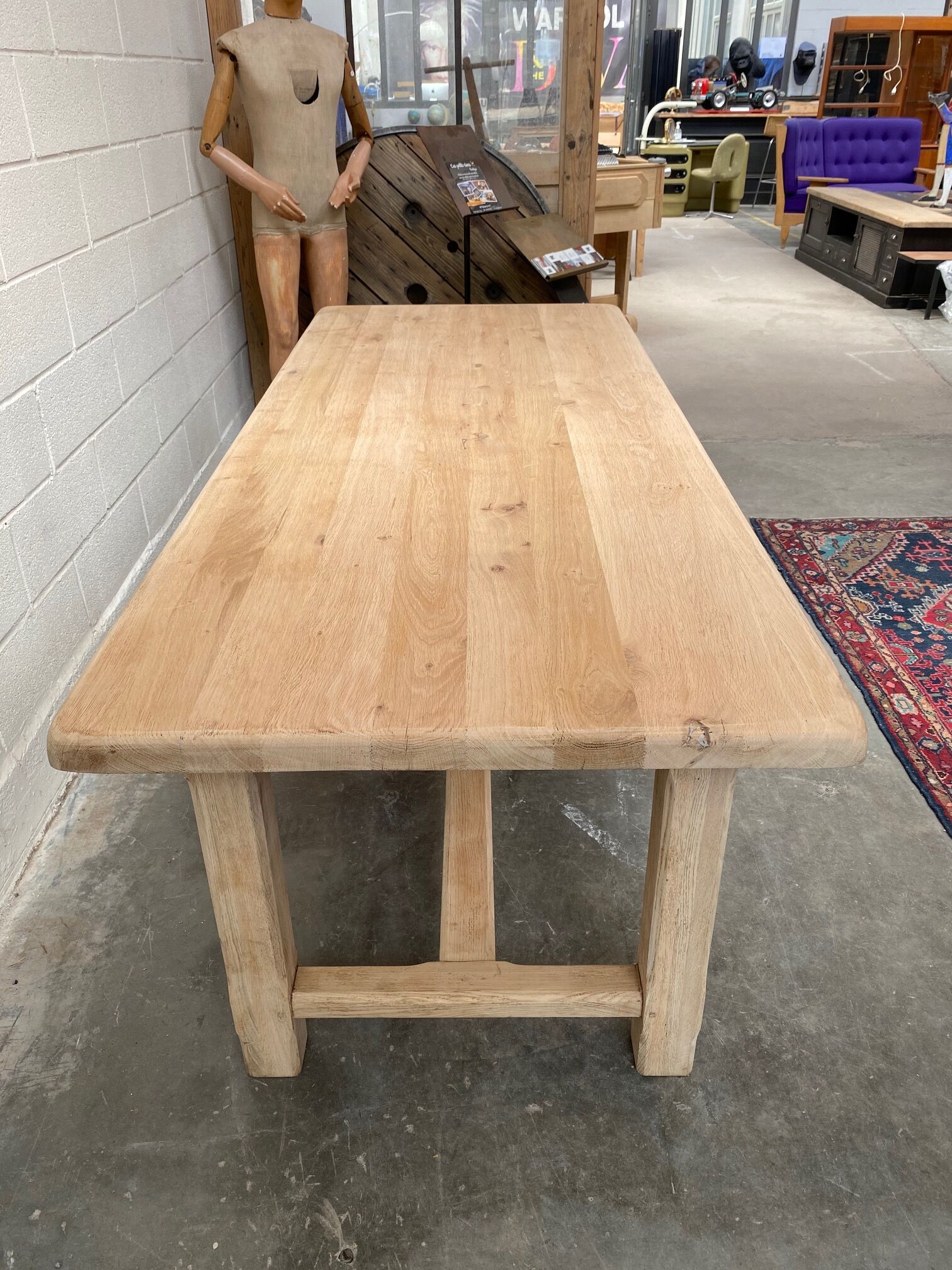 Oak farm table