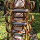 Lot de 5 fauteuils de bistrot