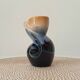 Vintage twist vase in Vallauris style