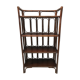 Vintage shelf in wicker rattan