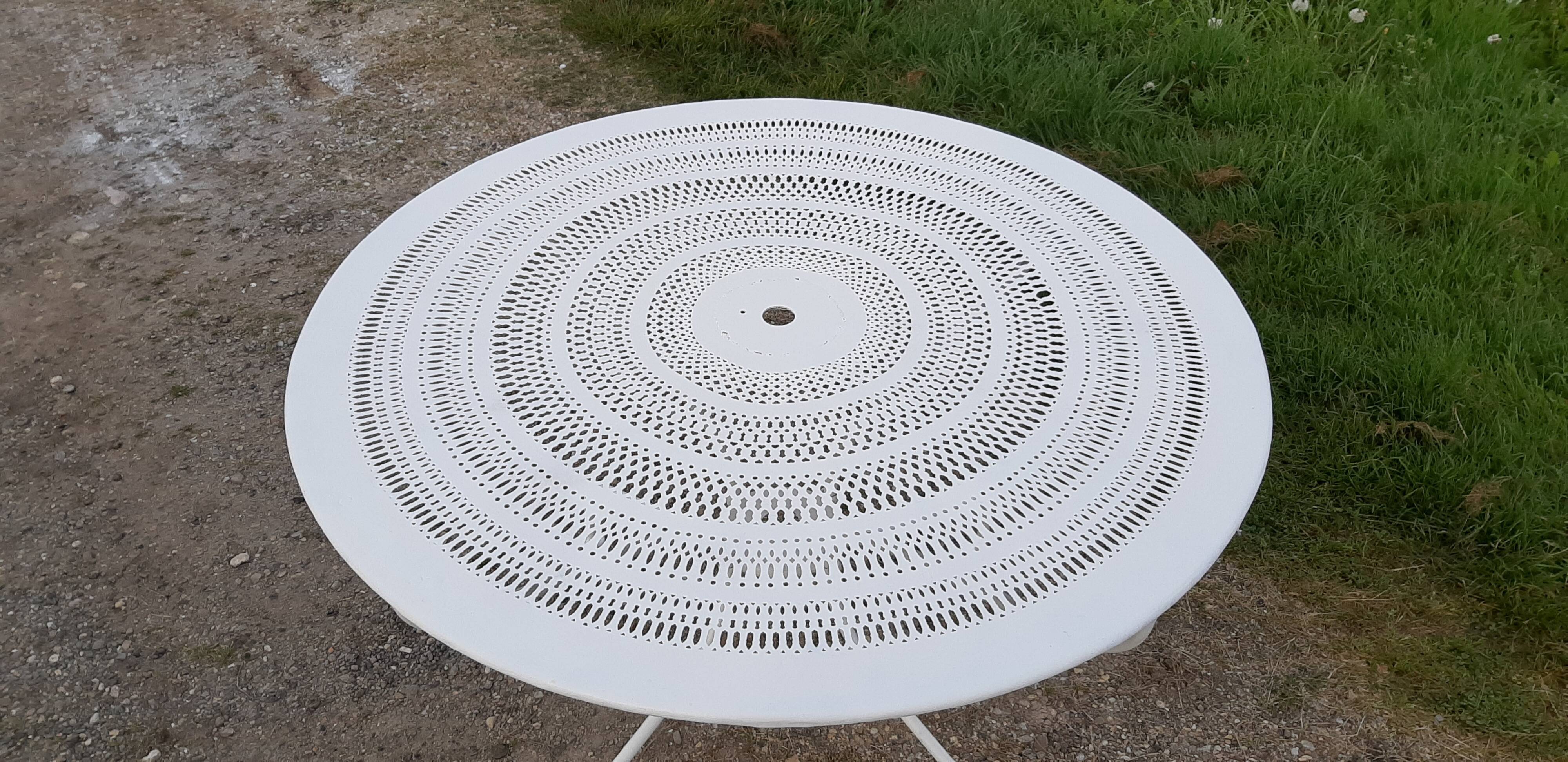 Wrought Iron Garden Table 1900