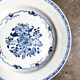 Hand-painted porcelain dinner plate, Asia, 19th century.