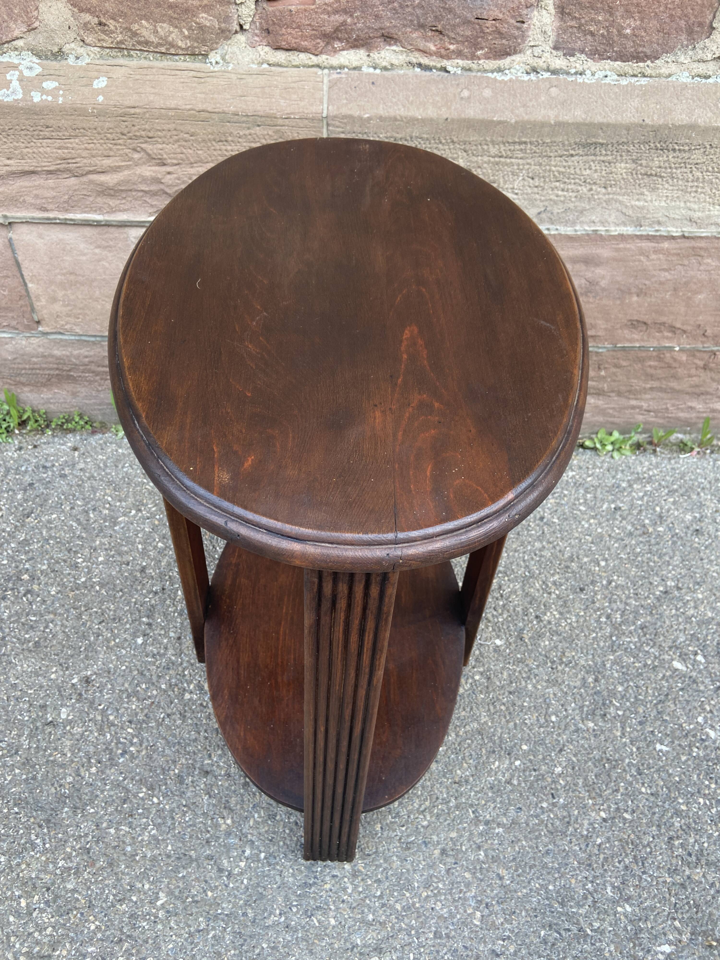Art Deco pedestal table 1950