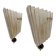 Pair of Modern Italian Murano Glass Textured Wall Sconces