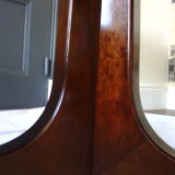 Vintage oval dining table with extensions for Baumann - 1960