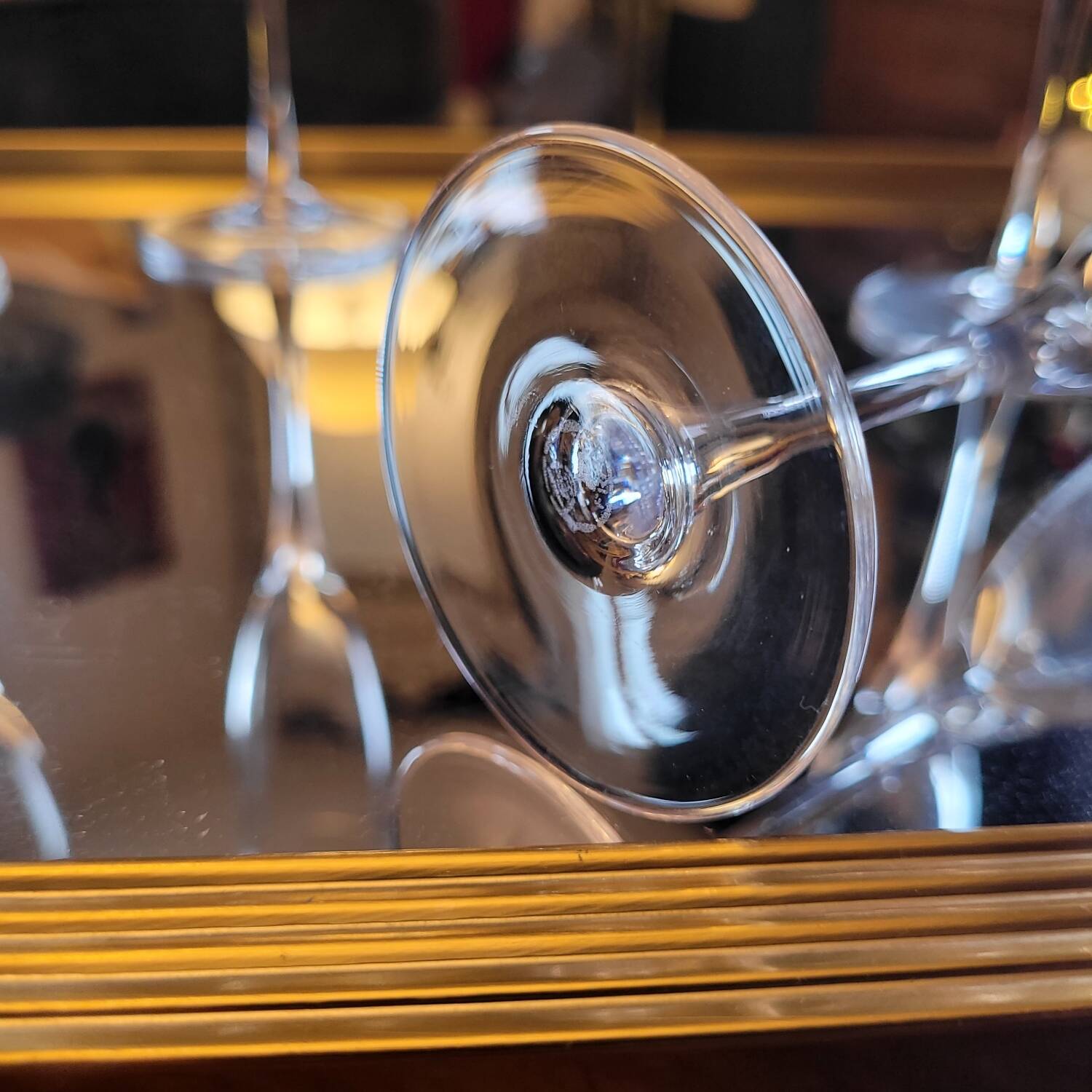 Slender crystal bowls, 1960s–70s