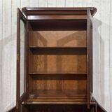 19th century English mahogany two-part bookcase