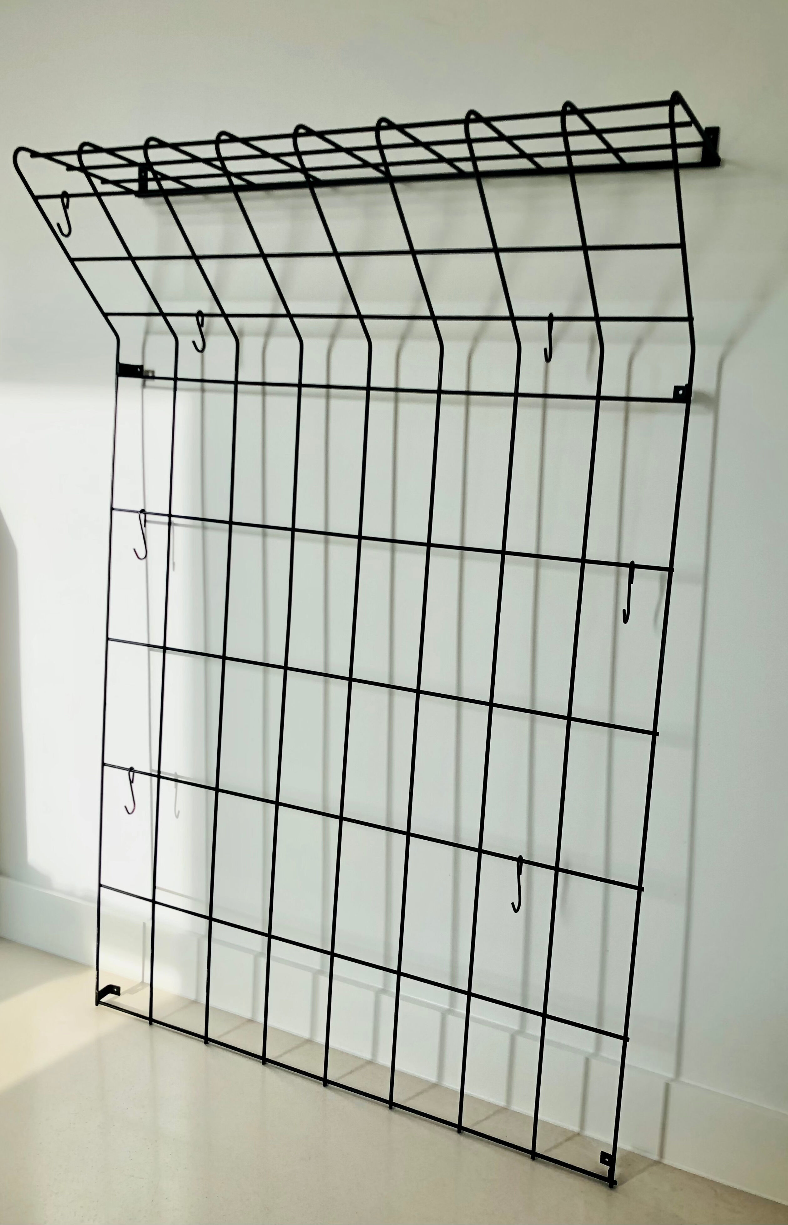 Wall rack by Karl Fichtel for Drahtwerke Erlau A.G.Aalen, Germany 50s