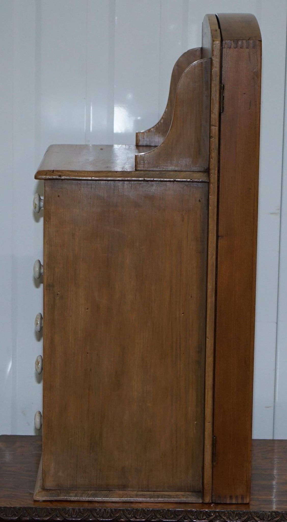 Meuble de présentation Rawl années 1950 avec tiroirs et vitrine