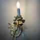 Wall lamp metal flower 60s