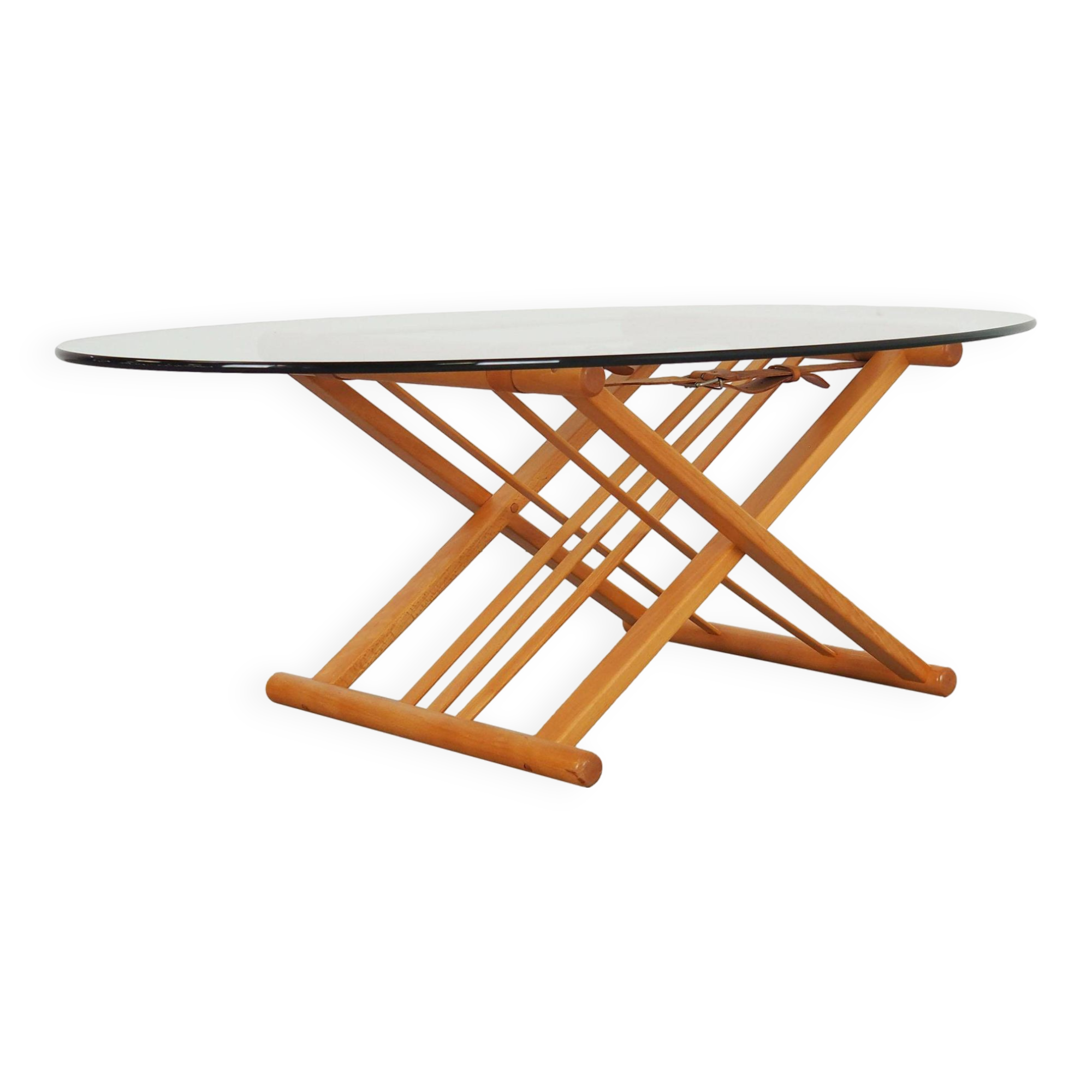 Beech coffee table, Danish design, 1990s, designer: Andreas Hansen, production: Haslev Møbelsnedkeri