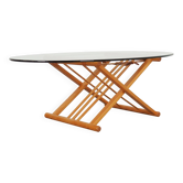 Table basse en hêtre, design danois, années 1990, designer : Andreas Hansen, production : Haslev Møbelsnedkeri