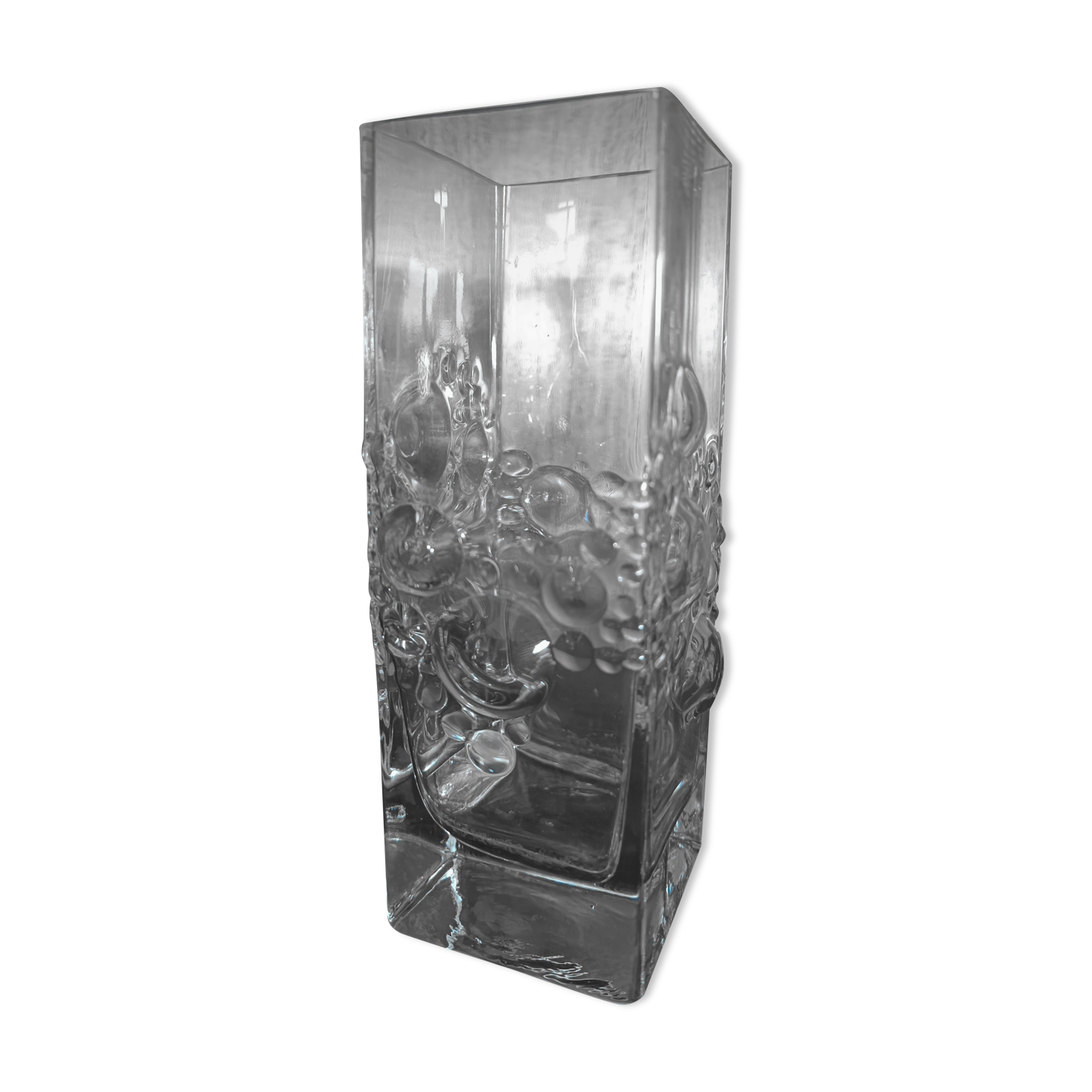 Vase Tamara Aladin Riihimaen Lasi, années 70
