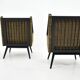 Paire de fauteuils des années 1950, Tchécoslovaquie