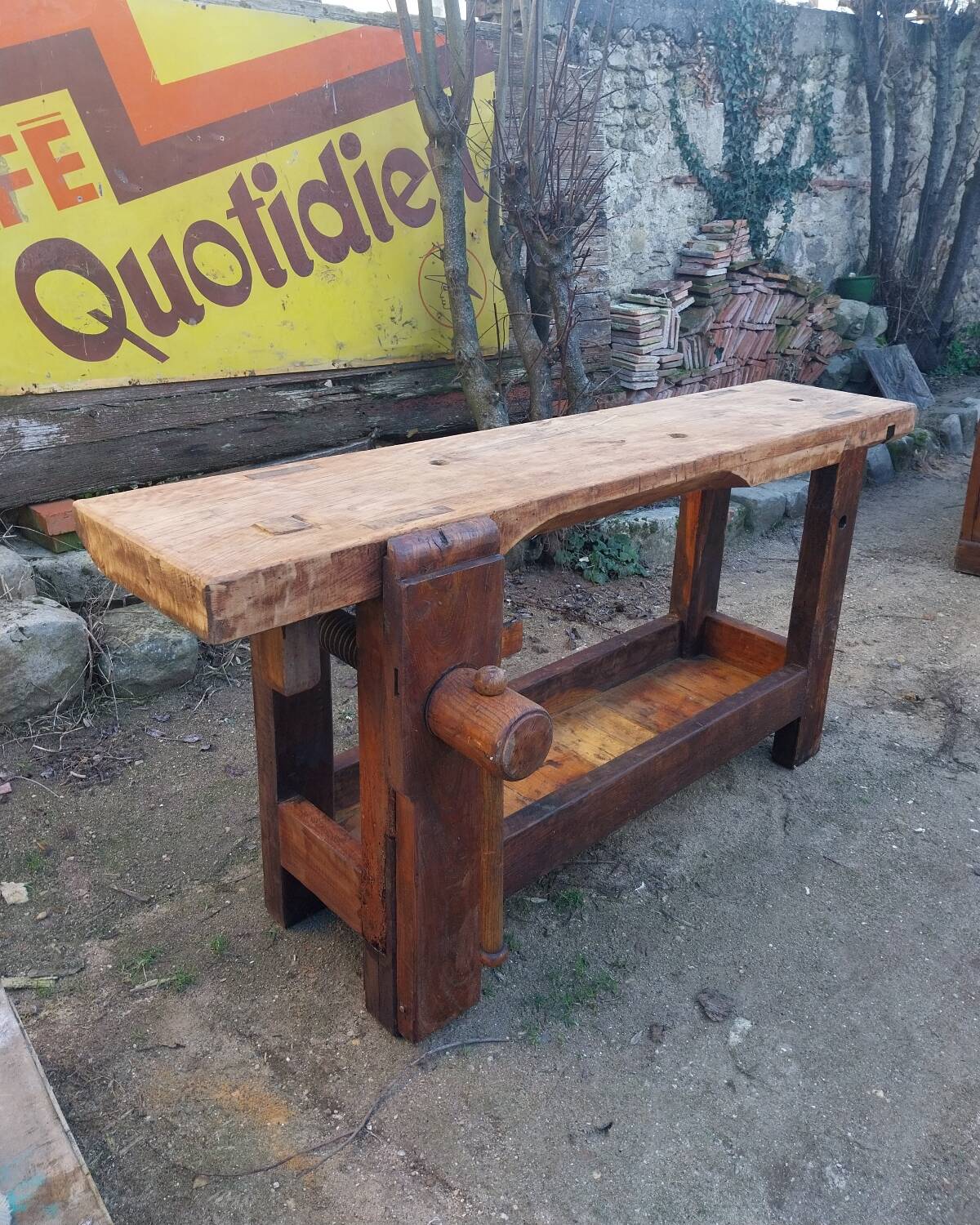 Old oak table