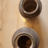 Ceramic vase duo