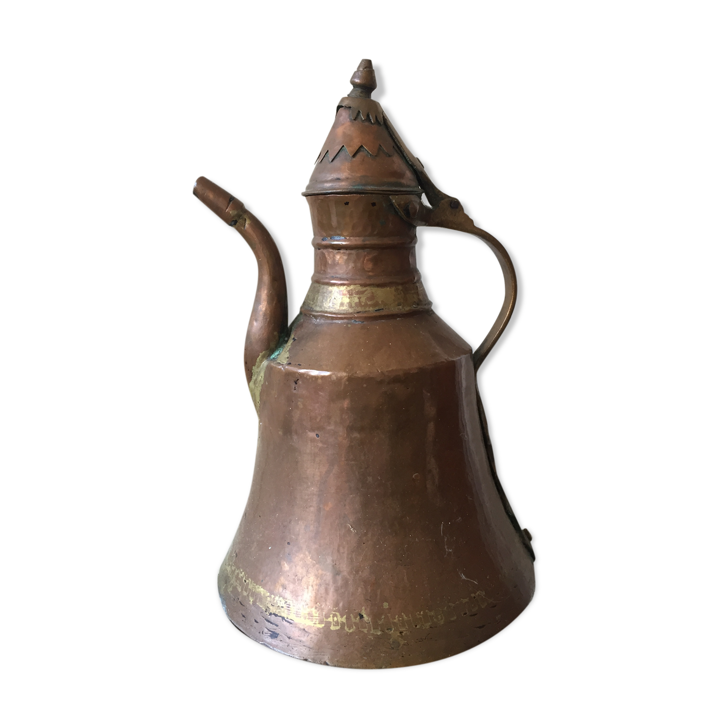 Islamit art ottoman copper ewer