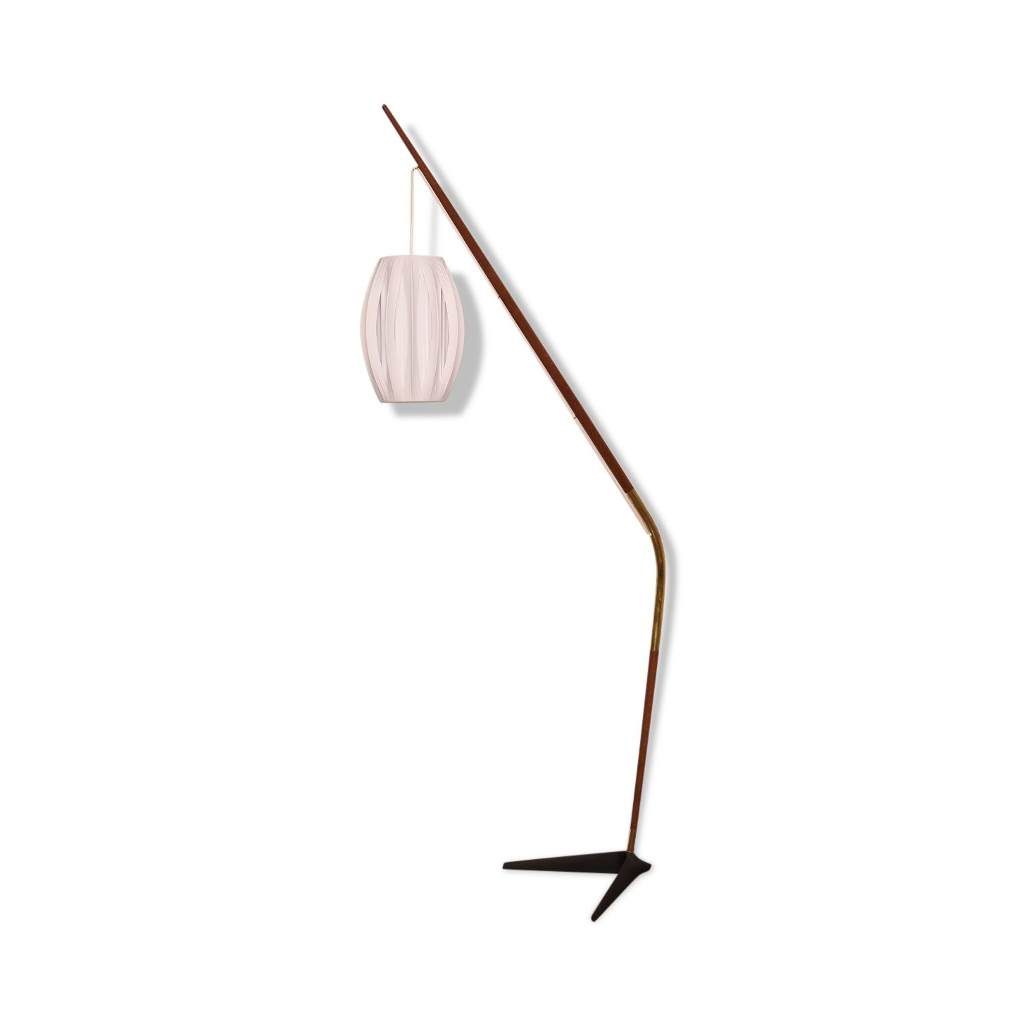 Floor lamp 'Fishing Pole' by Svend Aage Holm Sorensen - Denmark - 1950's
