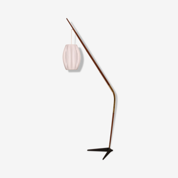 Floor lamp 'Fishing Pole' by Svend Aage Holm Sorensen - Denmark - 1950's