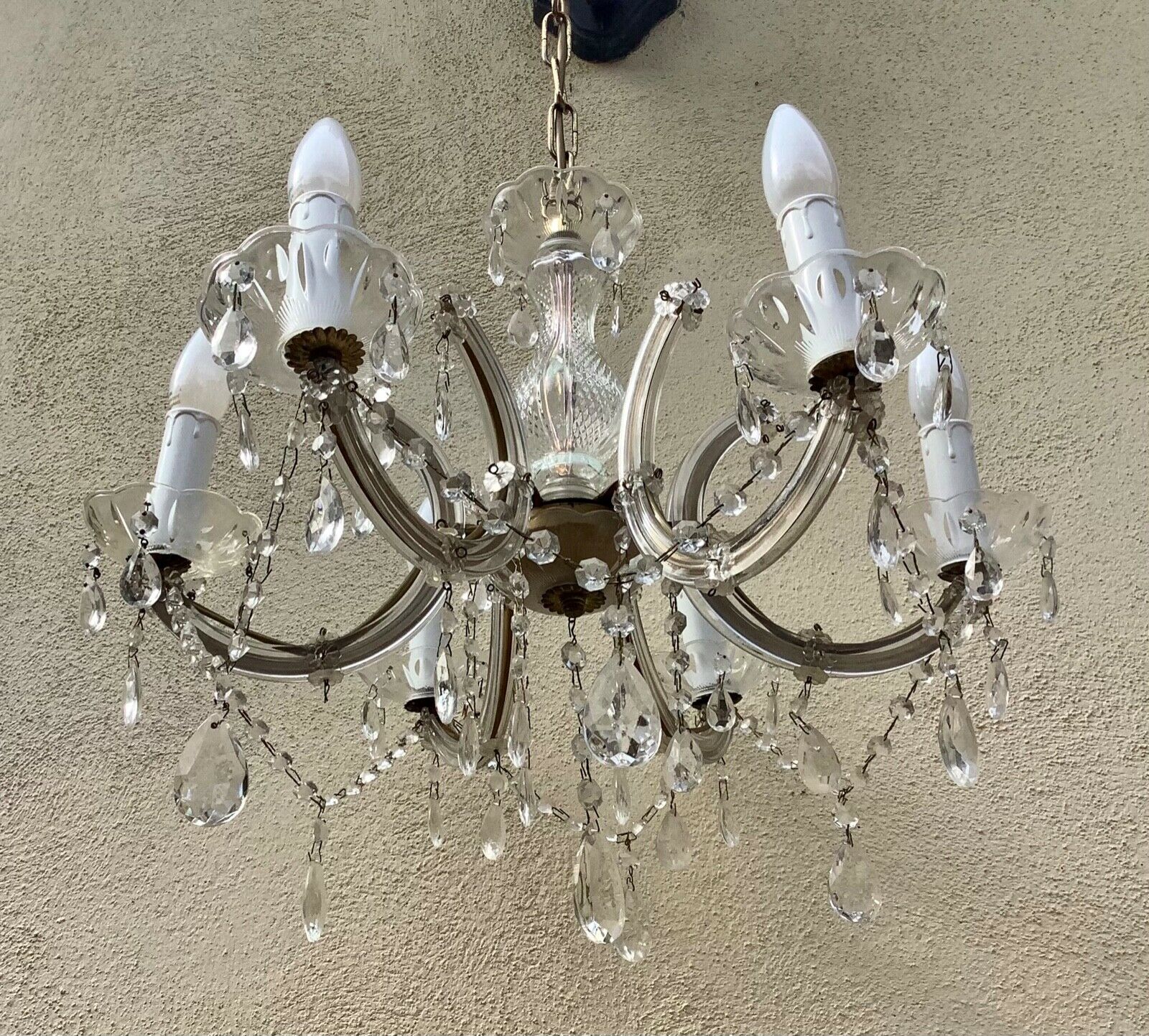 Lustre 6 branches art deco