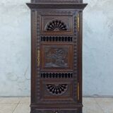 Bonnetière Armoire style Breton en bois naturel